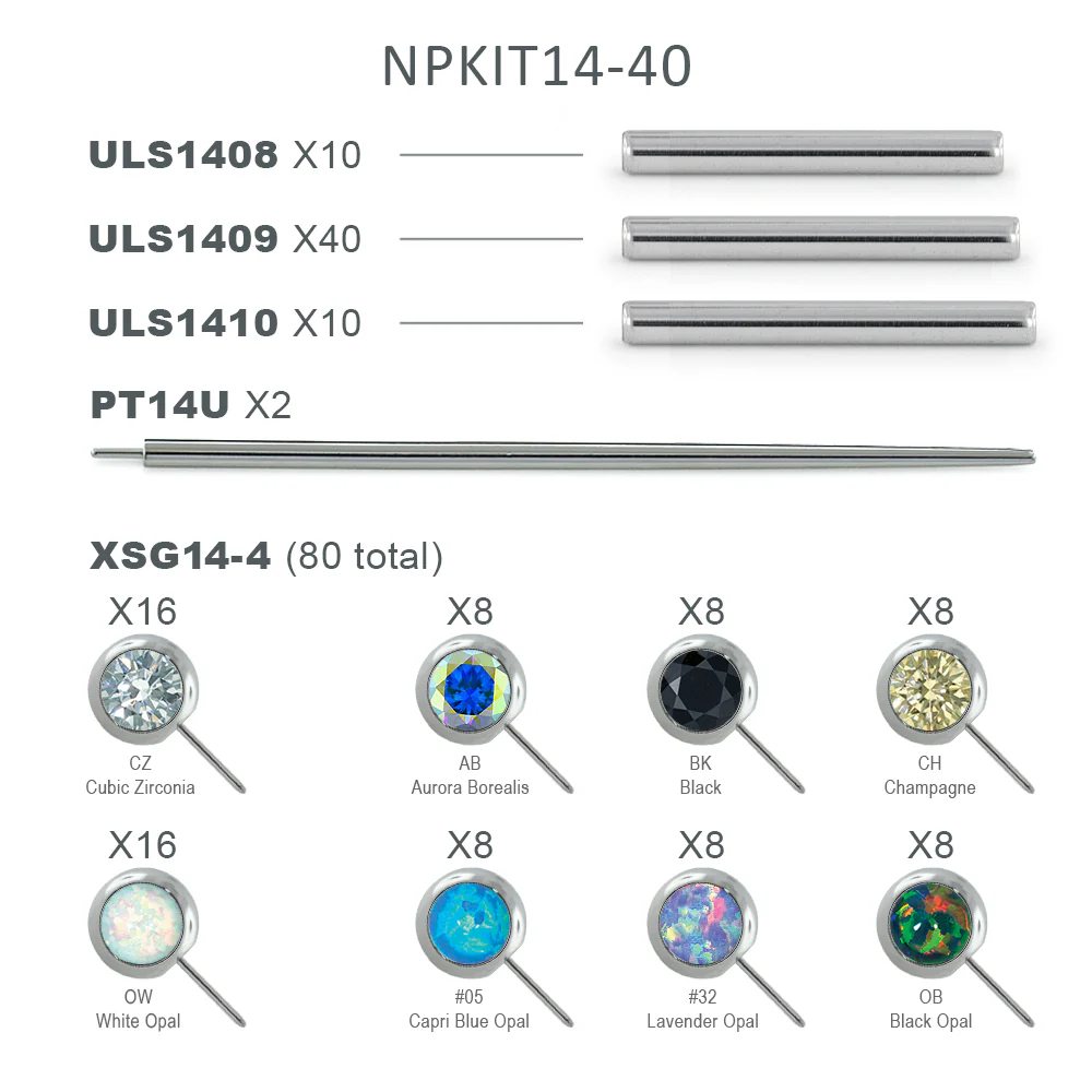 14 Gauge Essential Nipple Kit - Image 4