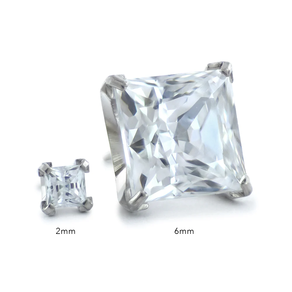 Titanium Princess Cut Gems - Image 5